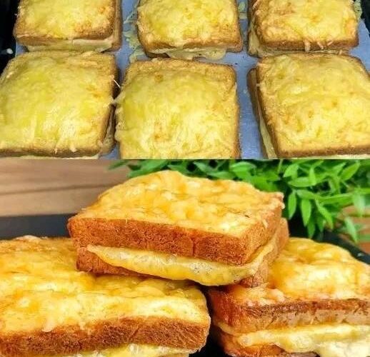 Air Fryer 3 ingredient Cheese Toast