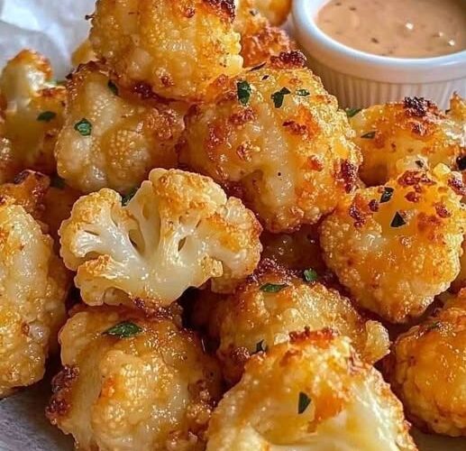 Air Fried Cauliflower Cheese