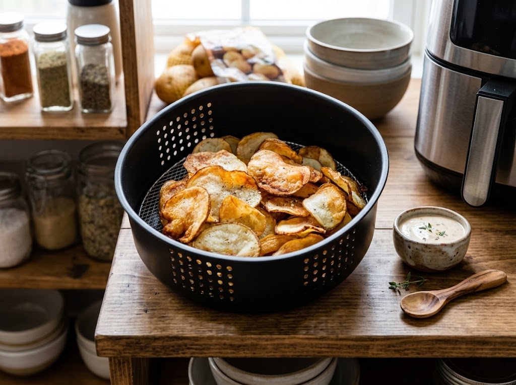 Air Fryer Potato Chips