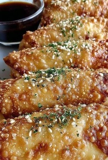 Crab Rangoon Egg Rolls