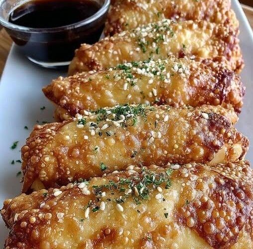 Crab Rangoon Egg Rolls