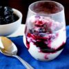 Greek Yogurt with Warm Blueberry Sauce