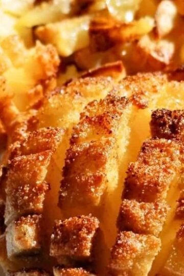 Air Fryer Blooming Baked Potatoes