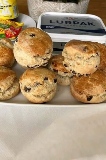 Air fryer Fruit scones