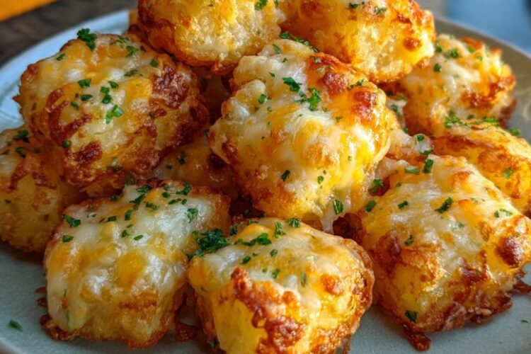 Air Fryer Cheesy Potato Bites