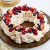Pavlova Wreath (gluten free and dairy free)