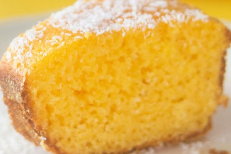 Air fryer lemon cake
