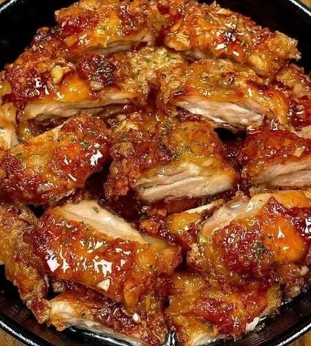 Air Fryer Honey Glazed Chicken
