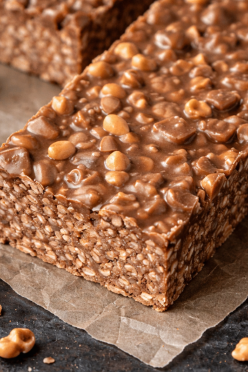 No-Bake Chocolate Peanut Butter Crunch Bars