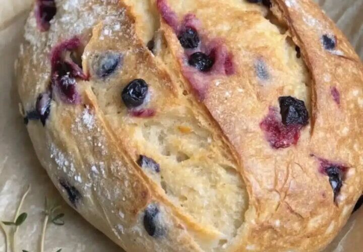 Blueberry Lemon Cream Cheese Sourdough BreadBlueberry Lemon Cream Cheese Sourdough Bread