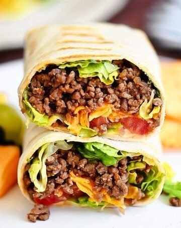 Ground Beef Tortilla Wraps Recipe