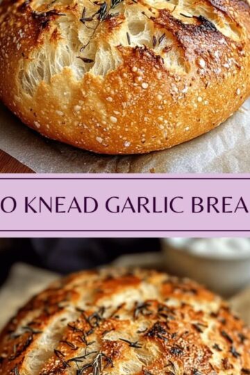 No-Knead Sourdough Bread