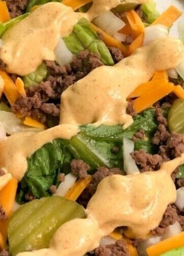 Keto Big Mac Salad