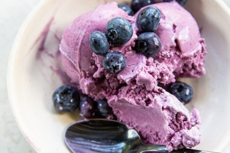 Blueberry Cheesecake Ice Cream