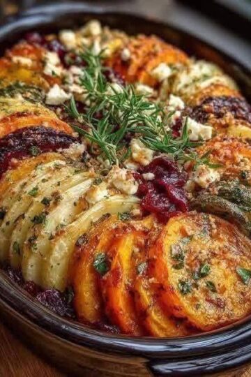 Deeply Layered Sweet Potato Gratin (Creamy & Perfectly Sliceable)