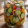 Pickled Cucumber, Onion & Bell Pepper Salad