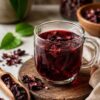 Hibiscus Tea with Bay Leaves and Cinnamon