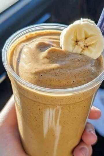 Creamy Peanut Butter Banana Smoothie