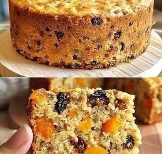 Healthy Honey Oat Bake with Apples, Carrots & Walnuts