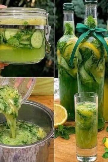 Healthy Mint Cucumber Lemon Drink