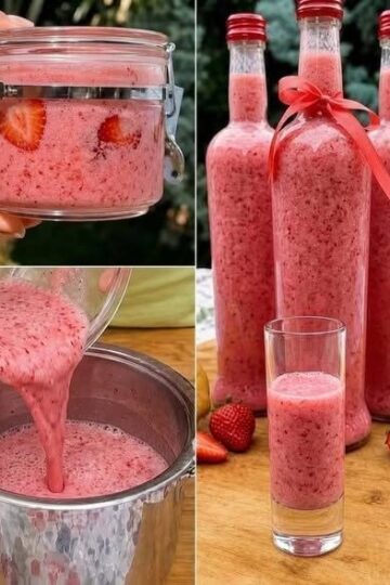 Healthy Strawberry Wellness Drink